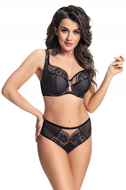 Biustonosz GORSENIA Alicante semisoft 647 czarn...