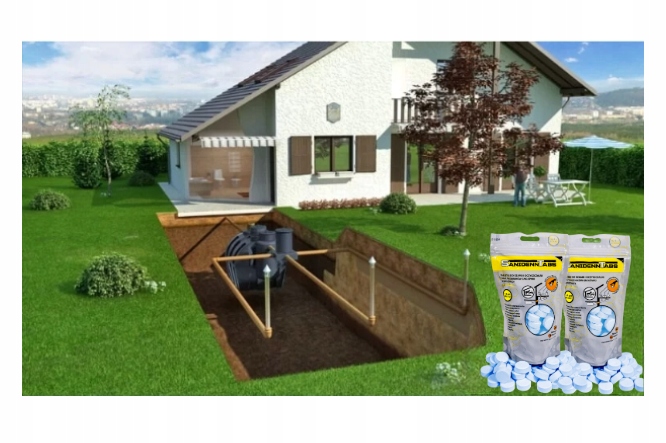 BAKTERIE DO SZAMBA TABLETKI DO OCZYSZCZALNI SANIDENN TABS BIO PREPARAT