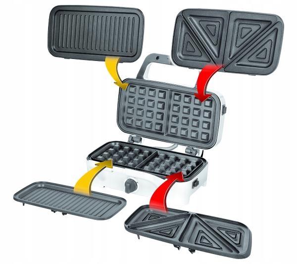 Opiekacz do kanapek / panini / grilla MPM MOP-33M Powłoka