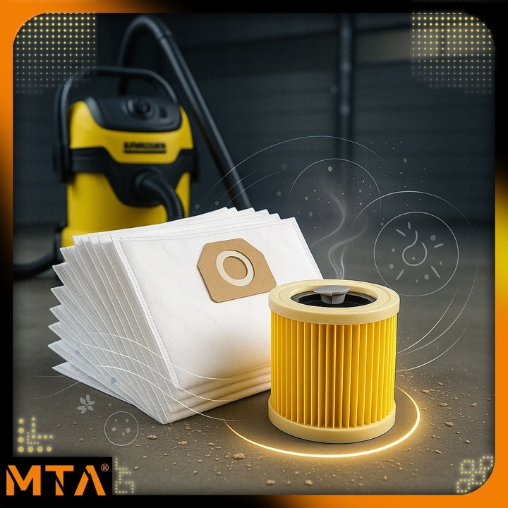 10x WORKI DO ODKURZACZA KARCHER WD3 WOREK WD 3 WD WD 6 SE 4001 Plus