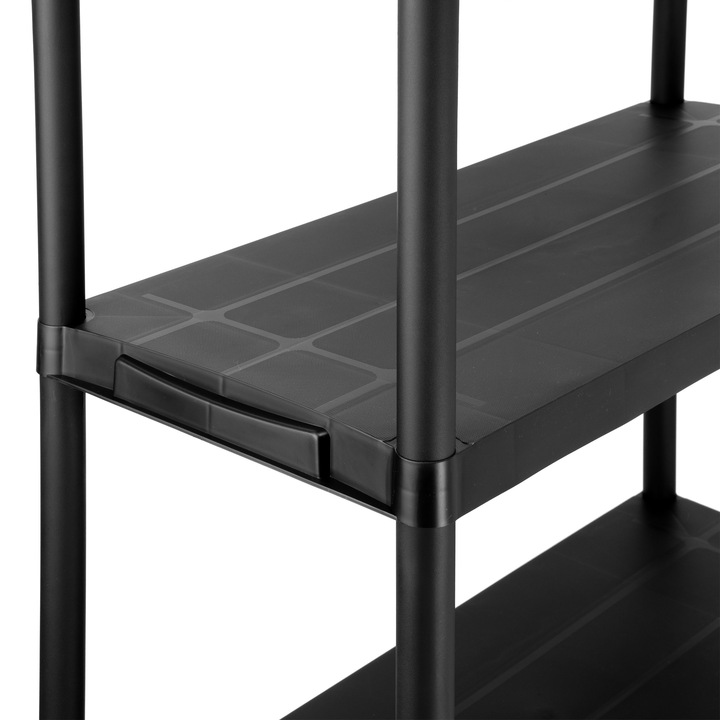 REGAŁ MAGAZYNOWY PLASTIKOWY DO GARAŻU PIWNICY SPIŻARNI MOCNY 5 PÓŁEK