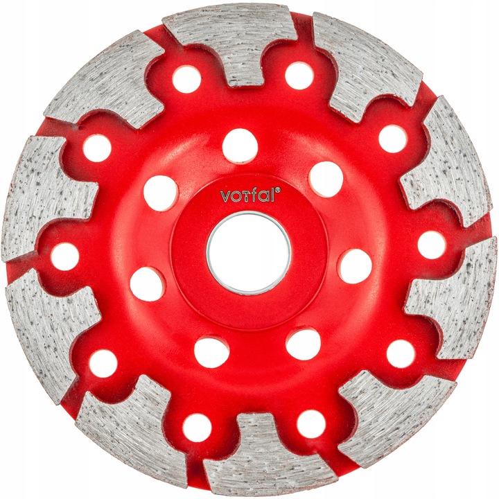 TARCZA DO SZLIFOWANIA TWARDEGO BETONU GARNKOWA SEGMENT TURBO 125 MM T