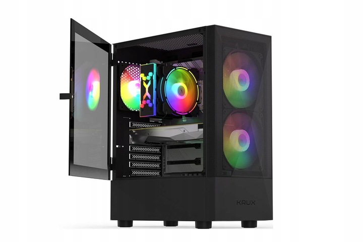 ZESTAW KOMPUTER GAMINGOWY RYZEN 5 RTX 4060 1TB NVMe DLA GRACZA WINDOWS 11