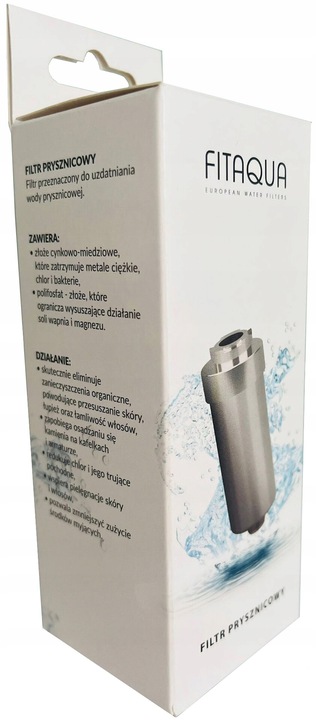 AWF-SWR-P-B : Filtr prysznicowy-kąpielowy antyalergiczny (czarny)