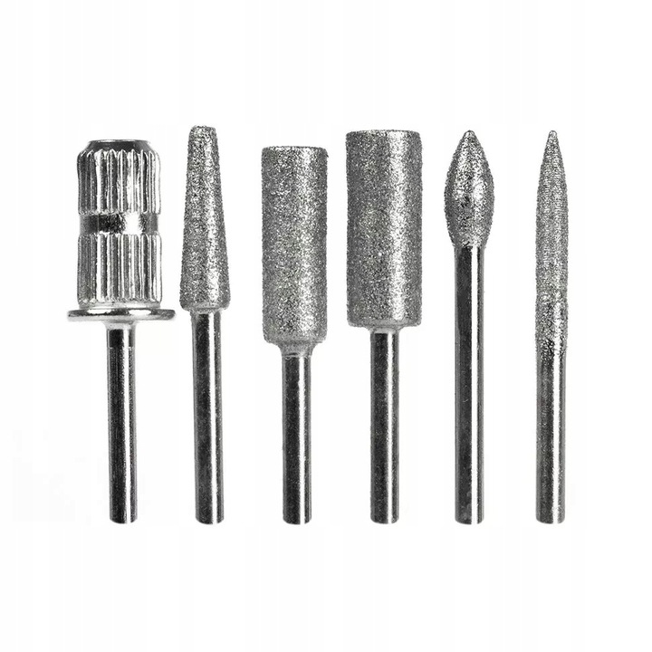 FREZARKA DO PAZNOKCI MANICURE PEDICURE PROFESJONALNA MOCNA 20W frezy zestaw