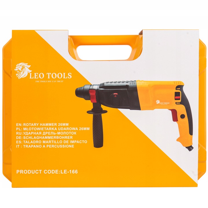 MŁOTOWIERTARKA WIERTARKA UDAROWA z UDAREM MŁOT MOCNA SDS+ 3000W +