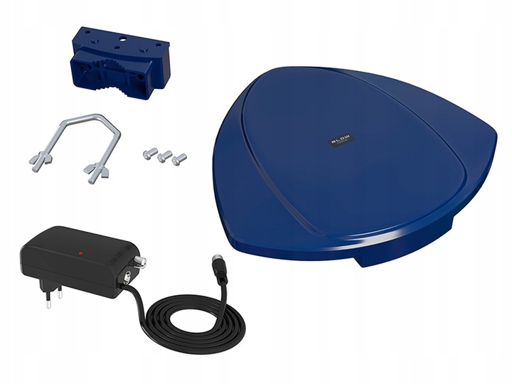 ANTENA ZEWNĘTRZNA AKTYWNA DVB-T2 FULL HD TV 4K 8K FILTR GSM UHF