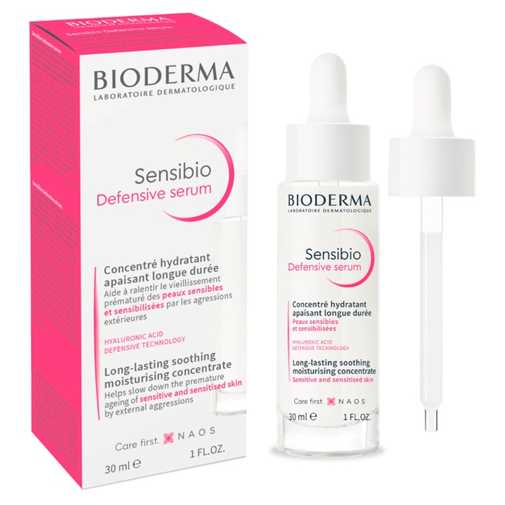BIODERMA Sensibio Defensive serum do twarzy przeciwstarzeniowe, twarz 30 ml