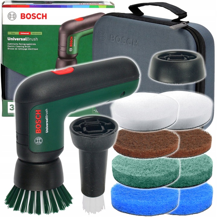 SZCZOTKA AKUMULATOROWA 3,6V UNIVERSALBRUSH BOSCH + BOGATY ZESTAW