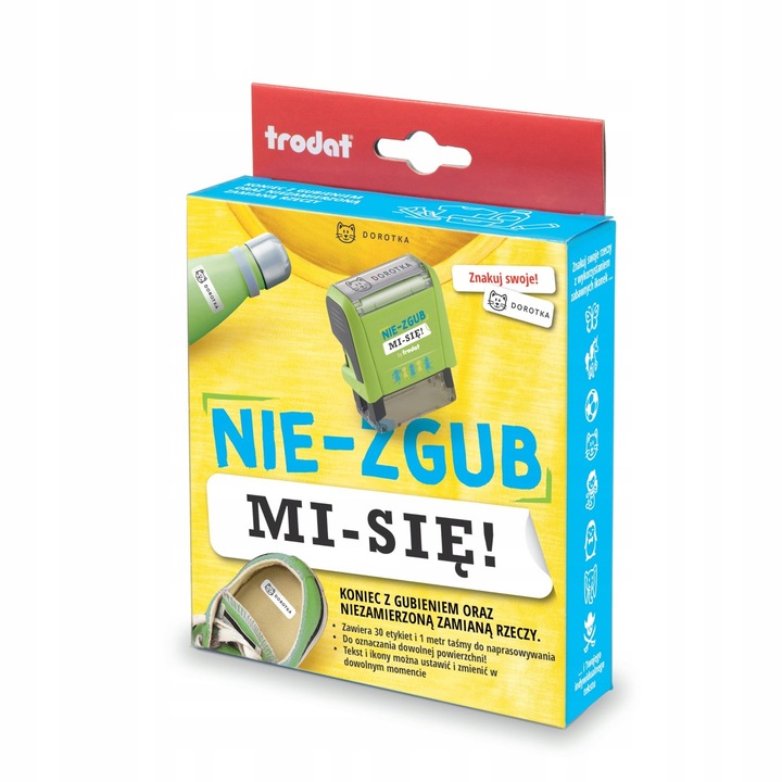 Pieczątka do znakowania rzeczy Nie zgub mi Się Trodat 8911