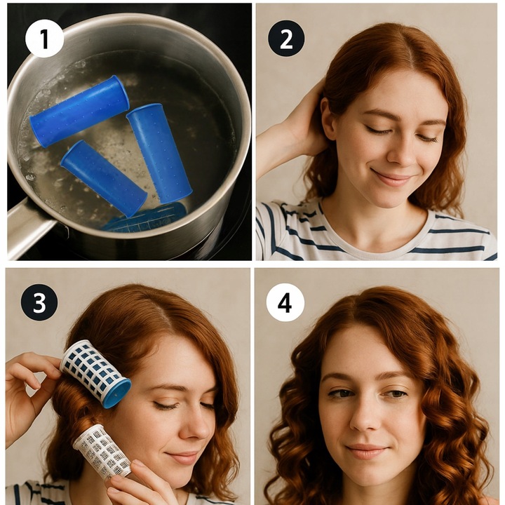 TERMOLOKI WAŁKI NA GORĄCO TERMICZNE DO WŁOSÓW LOKÓW ŚREDNIE 20 mm 20 SZTUK