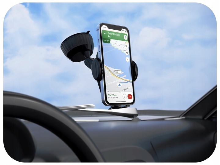 Uchwyt Na Telefon Do Samochodu, Samochodowy Do Telefonu, Czarny, Na Kokpit