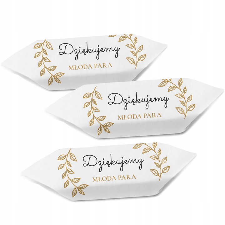 Krówki Ślubne 1 KG Podziękowanie Prezent Express 48h Krówki na wesele