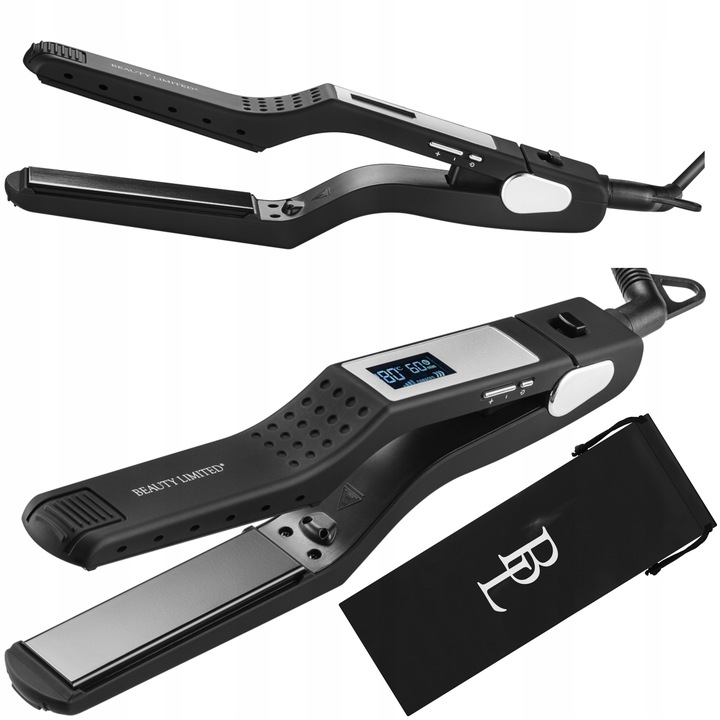 Prostownica do włosów Ceramiczna JONIZACJA Timer Wskaźnik typu włosów