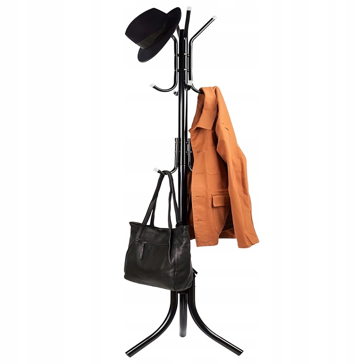 WIESZAK PODŁOGOWY STOJĄCY STOJAK LOFT NA UBRANIA KURTKI 12 RAMION 3