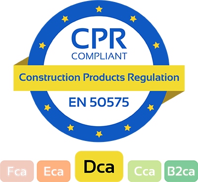 Kabel skrętka S/FTP kat.6A LSOH Dca 100m 4x2x23AWG 10Gb/s 10 lat gwarancji