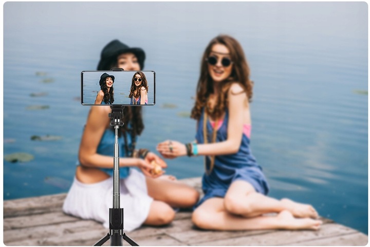 SELFIE-STICK KIJEK DO TELEFONU KAMER GOPRO STATYW SKŁADANY TRIPOD WEBSKI