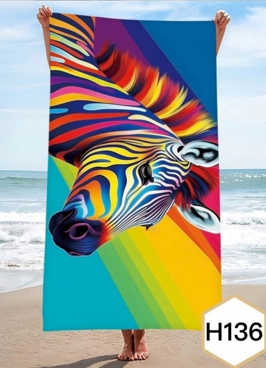 RĘCZNIK PLAŻOWY DUŻY KĄPIELOWY SUMMER RĘCZNIKI 100X180 XXL