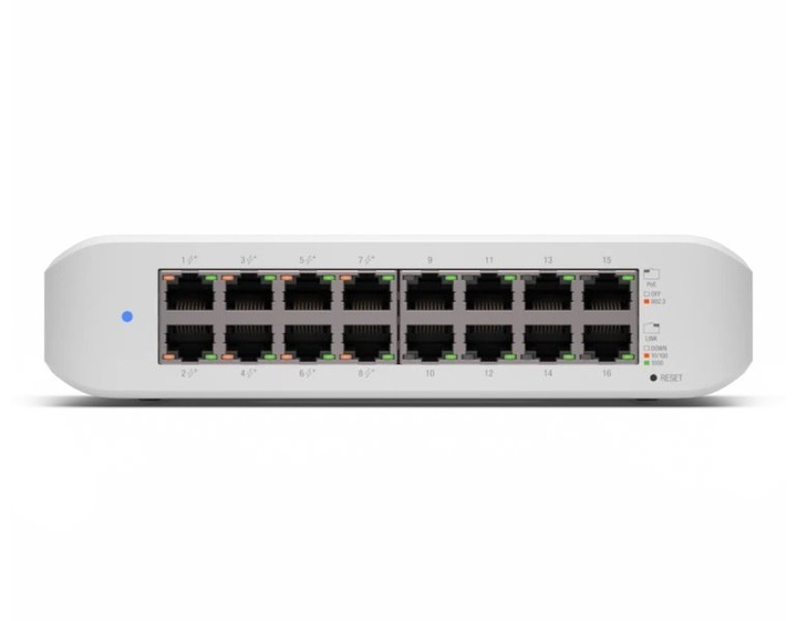 Switch Ubiquiti USW-Lite-16-PoE 16x 1Gbps RJ45