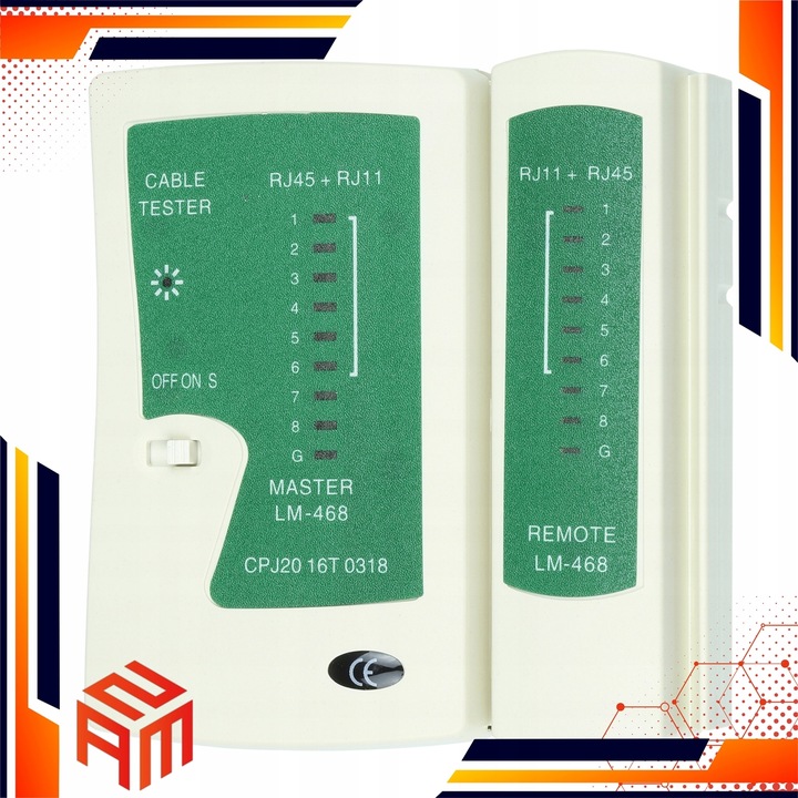 ZESTAW TESTER KABLI ZACISKARKA RJ 45 WTYK RJ45 NARZĘDZIA SIECIOWE ŚCIĄGACZ