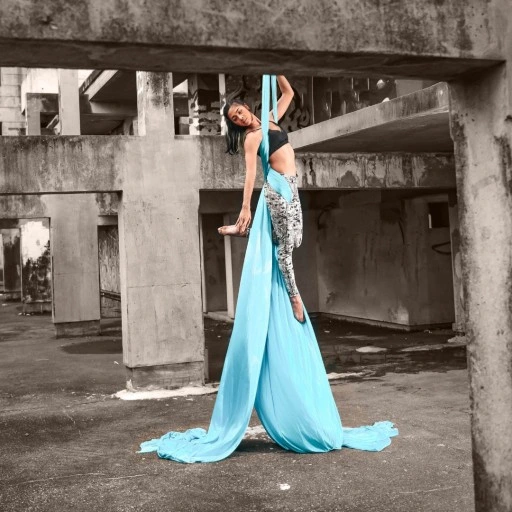 Szarfa akrobatyczna, chusta aerial silk 6 metrów KOLORY