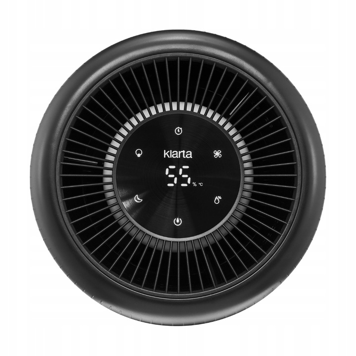 Nawilżacz ewaporacyjny Klarta Humea Grande WiFi Black LED 80m² 600