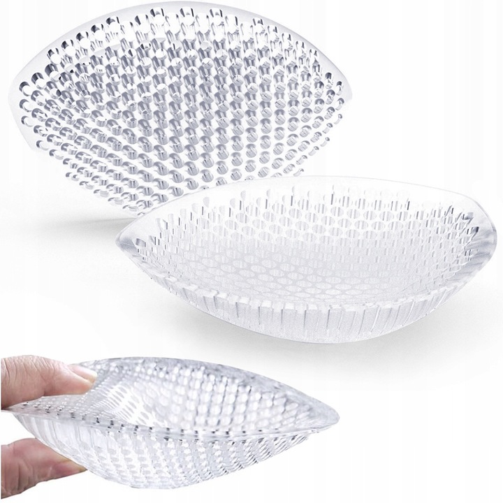 WKŁADKI SILIKONOWE DO STANIKA BIUSTONOSZA PUSH UP ODDYCHAJĄCE PERFOROWANE