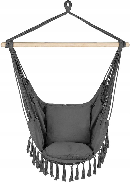 FOTEL WISZĄCY KRZESŁO BRAZYLIJSKIE HUŚTAWKA HAMAK