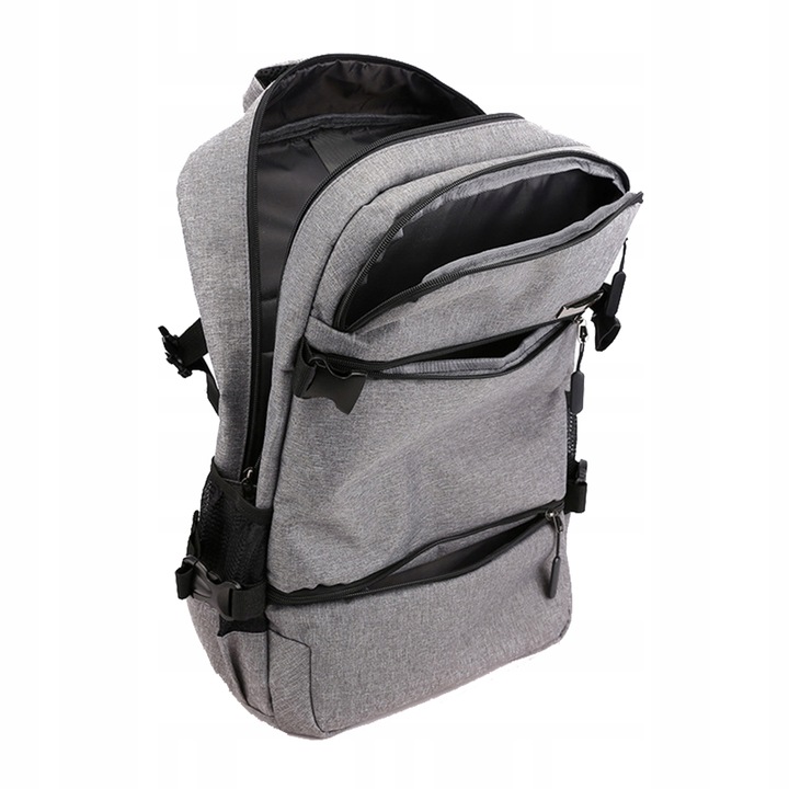 PLECAK MIEJSKI DO PRACY NA LAPTOPA 15 CALI POJEMNY MĘSKI WIELOFUNKCYJNY