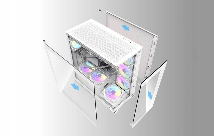 DarkFlash DS900 Obudowa Komputerowa Atx Midi Tower Piwnica Gaming Usb 3.0