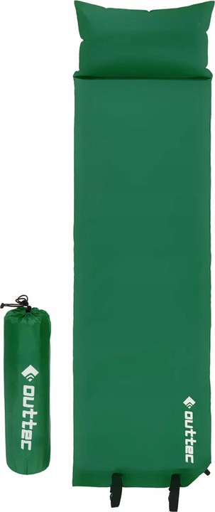 MATA SAMOPOMPUJĄCA KARIMATA DMUCHANA TREKKINGOWA Z PODUSZKĄ