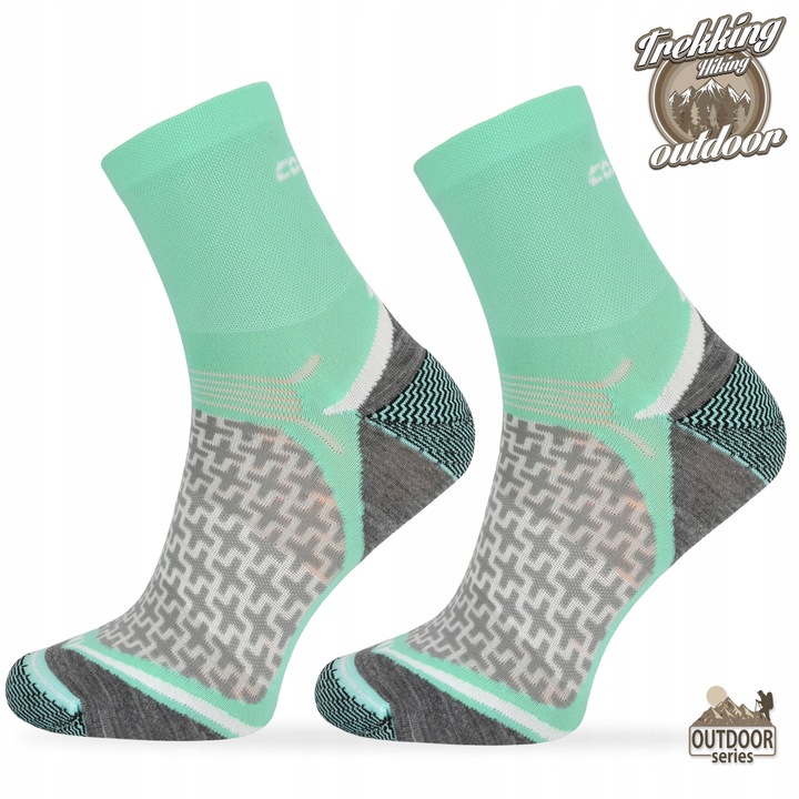 Damskie skarpety trekkingowe sezon przejściowy do turystyki górskiej COMODO