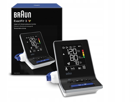 Braun BUA6150 WE ExactFit 3 Ciśnieniomierz naramienny