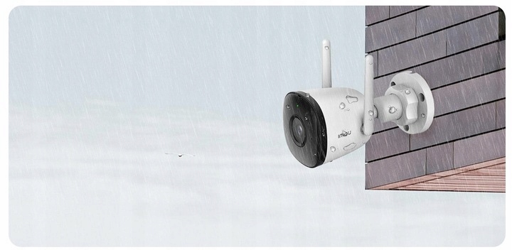 Kamera WiFi 4MPx Zewnętrzna IP IMOU IPC-F42P Bullet 2C Slot SD Mikrofon