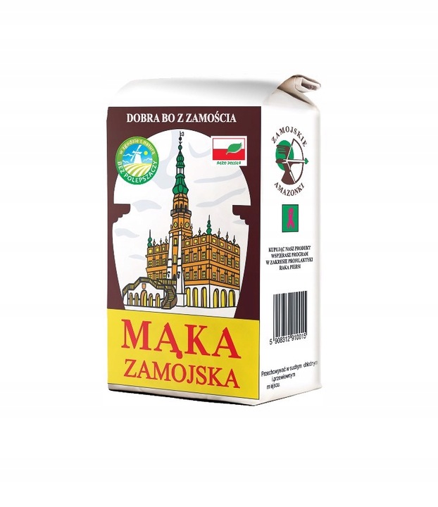 Zamojska Mąka Pszenna Typ 450 Zamość 1kg 10 sztuk
