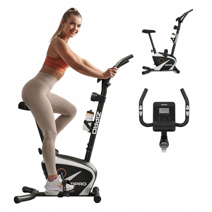 ROWER STACJONARNY rowerek MAGNETYCZNY Treningowy Domowy LCD - BEAT ZIPRO