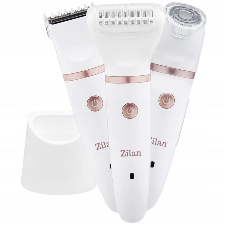 GOLARKA DAMSKA DEPILATOR DO CIAŁA BIKINI NÓG PACH WODOODPORNA USB 3W1