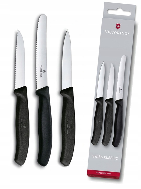 Victorinox 6.7113.3, zestaw 3 noży do warzyw, Swiss Classic