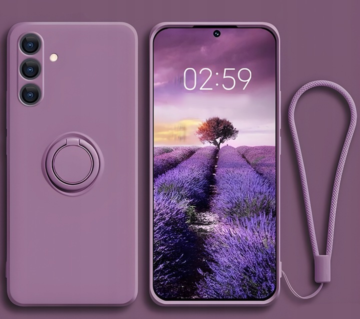 Etui Ring Fiber Case do Samsung Galaxy S24 FE - 3 kolory