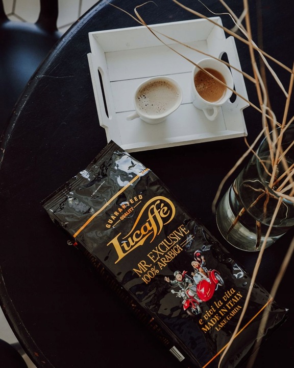 Kawa ziarnista LUCAFFE MR. EXCLUSIVE 1 kg | Włoska, 100% ziaren