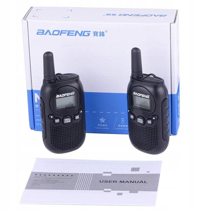 WALKIE TALKIE DLA DZIECI KRÓTKOFALÓWKA ŁOKI TOKI PMR LATARKA USB VOX