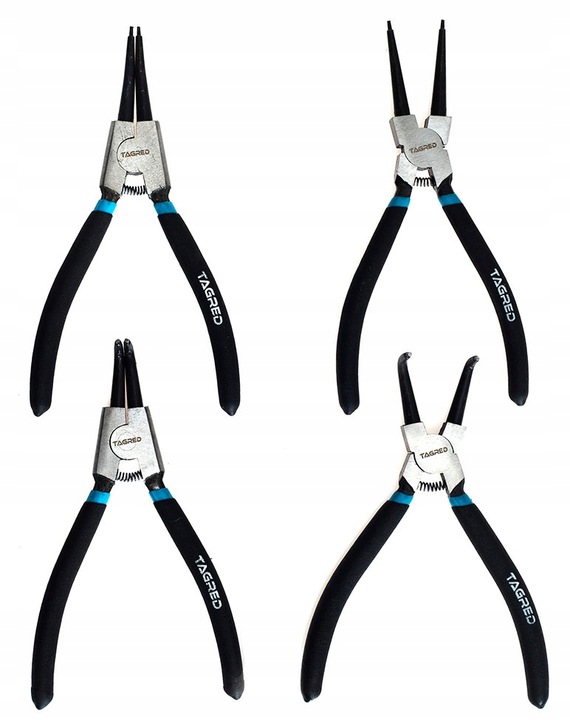 KOMPLET SZCZYPIEC SEGERA SZCZYPCE 7" 180 4-EL