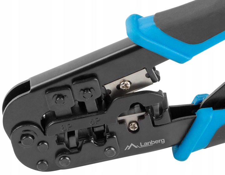 ZACISKARKA ZACISKACZ WTYKÓW RJ45 LAN 3w1 RJ45 RJ11 RJ12 ŚCIĄGACZ DO SKRĘTKI