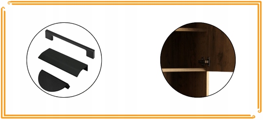 Szafka Łazienkowa Nad Pralkę Suszarkę Słupek Regał Zabudowa AGD Dąb