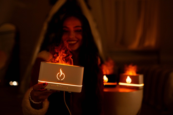 Aromatly FLAME 2 Dyfuzor Zapachowy Nawilżacz Powietrza KOMINEK