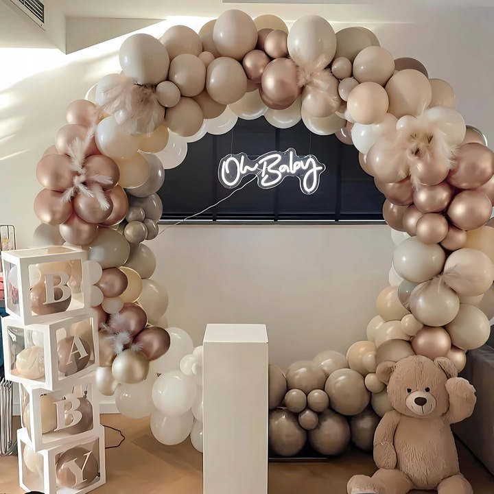 Stojak na balony stelaż KOŁO do balonów METAL 2m łuk ścianka zdjęć