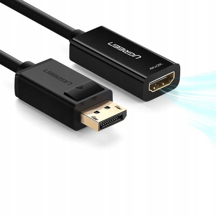 UGREEN Adapter Przejściówka DP Displayport Do HDMI UHD Full HD 60Hz 4K 25cm