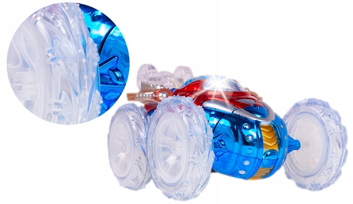 KASKADER SAMOCHÓD KOSMITA AKROBATA TWISTER AUTO STEROWANE DLA DZIECI PILOT