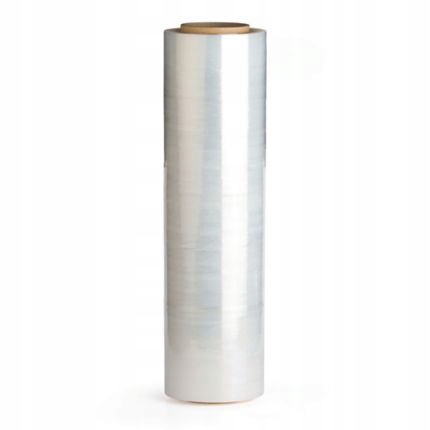 FOLIA STRETCH 3KG BEZBARWNA DUŻO FOLI CIENKA TULEJ