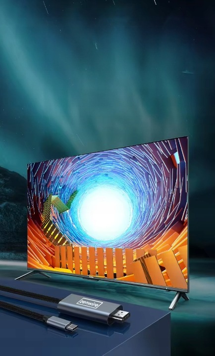 Kabel Adapter Przejściówka USB-C HDMI 4K 60Hz MHL DEX do Telefonu Macbooka